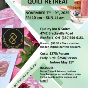 2025 Quilt Retreat